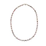 EBN10009 Sunset Blossom Fresh Water Pearl Necklace