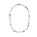EBN10019 Fresh Water Baroque Pearl Necklace
