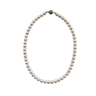 EBN10023 Classic Fresh Water Pearl Necklace