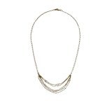 EBN10056 Delicate Cascade Pearl Necklace