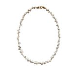 EBN10058 Celestial Harmony Fresh Water Baroque Pearl Necklace