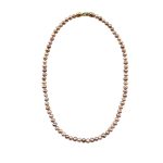 EBN10062 Multi Color Hand-Knotted Freshwater Pearl Necklace