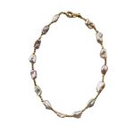 EBN10090 Aurora Baroque Pearl Necklace