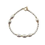 EBB20028 Classic Freshwater Pearl Bracelet with Toggle Clasp