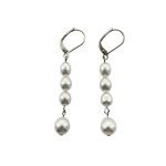 EBE30021 Timeless Grace Fresh Water Pearl Cascade Earrings