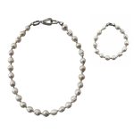 EBJ60009 Luxe Freshwater Baroque Pearl Jewelry Set